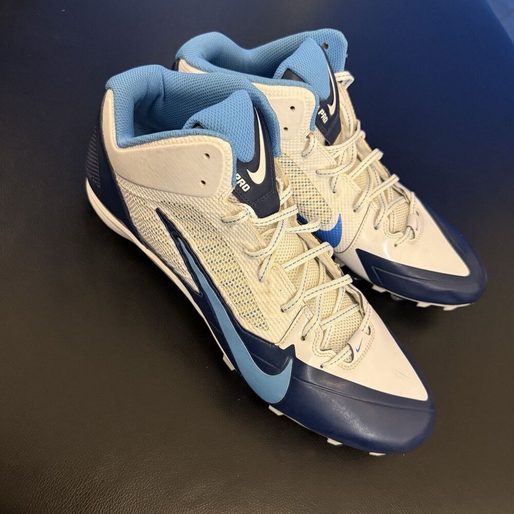 Nike Alpha Pro 622307-131 Tennessee Titans PE Player Exclusive Cleats Size 15